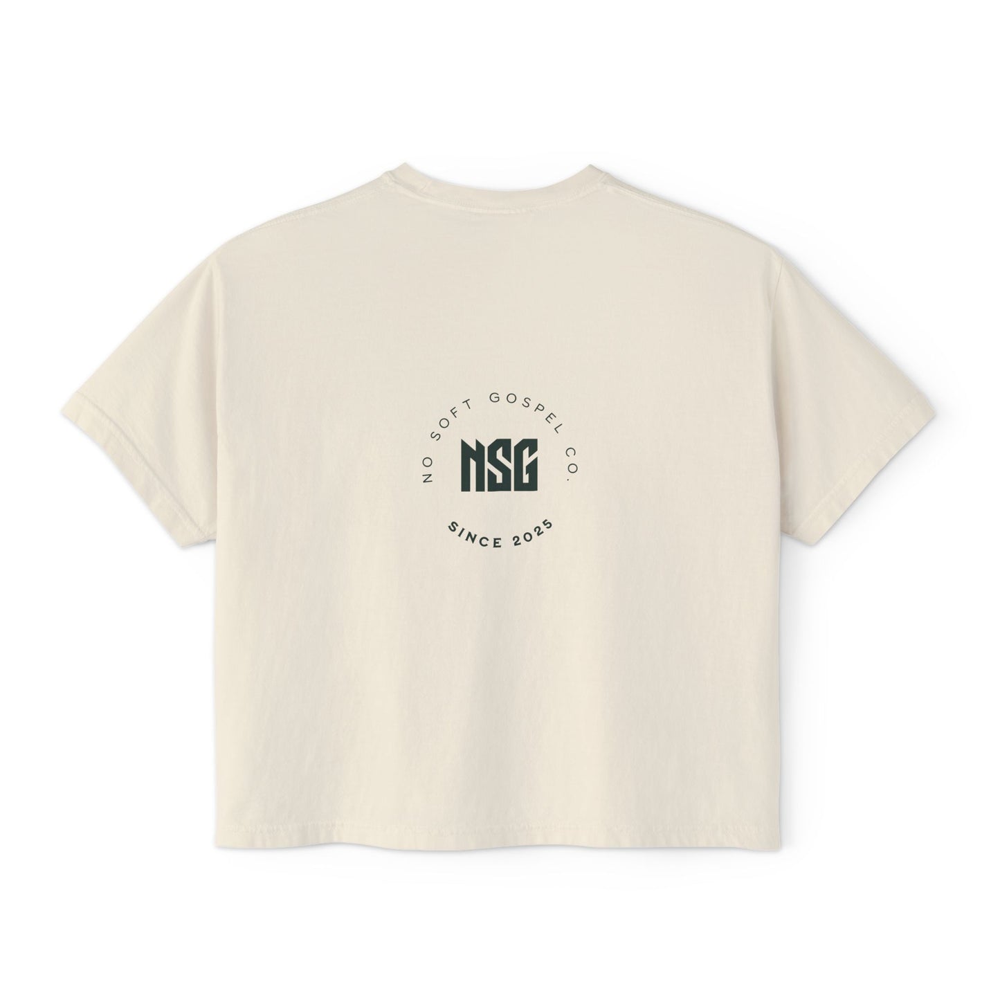 Woman's Boxy Tee - Be Still and Know - Philippians 46:10