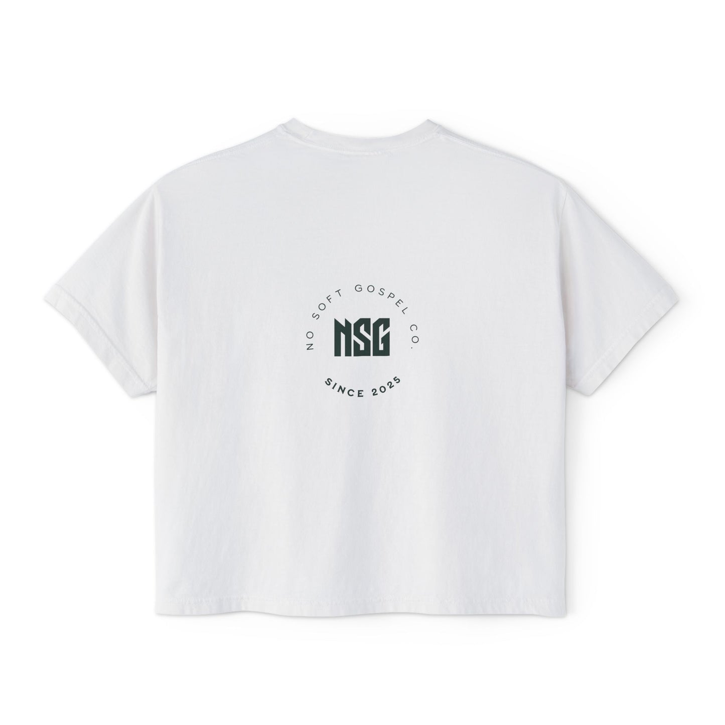 Woman's Boxy Tee - Be Still and Know - Philippians 46:10